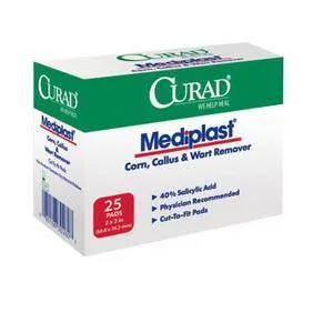 Curad MediPlast 40% Salicylic Acid Plaster 2" x 3"