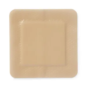 EQUOS 5-Layer Foam Dressings with Silicone Adhesive, 4" x 4" (1EA)