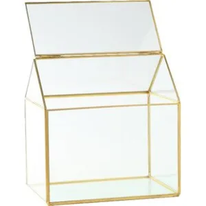 Geometric gold house Terrarium