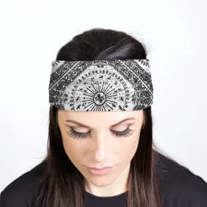 Hot Leathers Bling Bands White Bandana Rhinestone Crystal Headband Wraps RWC2010