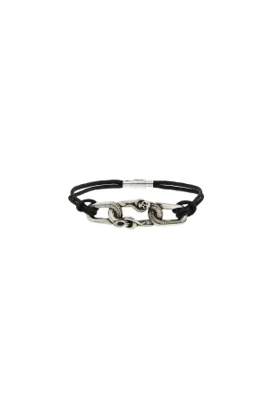 "snake and skull bracelet with intricate 794968 1ALDA BLK 0446 JET.SW