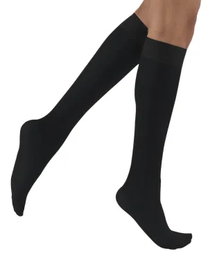 SECOND SKIN Women's Sheer 8-15 mmHg Knee High Support Stockings