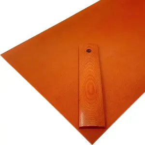 Vibe Composites- Linen Micarta- Bengal Orange